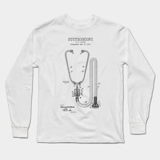 STETHOSCOPE patent Long Sleeve T-Shirt